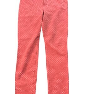 Old Navy Coral Polka Dot Pants